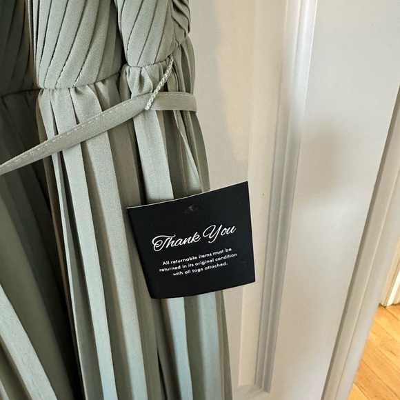 Baltic Born Beatrice Dusty Sage Maxi Wrap Dress NWT - Picture 4 of 5